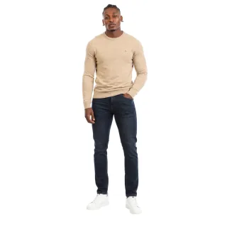 Gant - Pullover für Herren, Lammwolle Mischung, Regulär (Khaki-Braun)