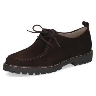 CAPRICE - Da.-Schnürer dk brown suede - Gr. - 40