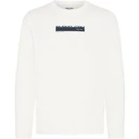 Blend Langarmshirt BHKEMUEL GRAPHIC L/S TEE aus Baumwolle und Single Jersey, Regular Fit, mit Rundhalsausschnitt