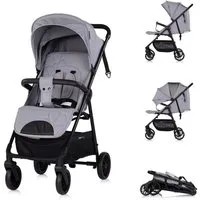 Chipolino Kinder-Buggy Kinderwagen Blossom, Stoßdämpfer verstellbare Rückenlehne Korb bis 22kg
