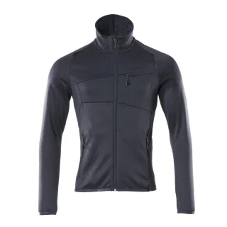 MASCOT Herren Fleecepullover mit Reißverschluss ACCELERATE Schwarzblau L - 18103-316-010-L
