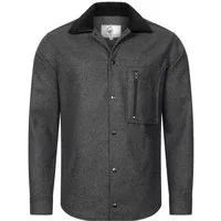Rock Creek Flanellhemd Herren Hemd mit Teddyfell-Kragen