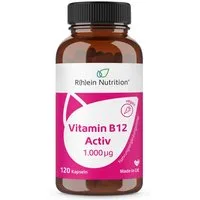 R(h)ein Nutrition Vitamin B12 Activ 1000 μg hochdosiert + vegan Kapseln, 120 St., 31.8 g