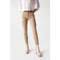 Salsa Stretch-Jeans SALSA JEANS SECRET GLAMOUR PUSH IN SKINNY beige 21005815.120