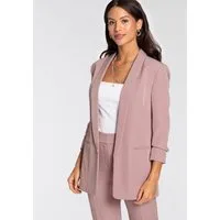 Laura Scott Longblazer mit gerafften Ärmeln