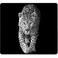 KESPER® Schneide- und Abdeckplatte Multi-Glasschneideplatte, Leopard, ESG-Sicherheitsglas, (1 tlg), 6 rutschhemmende Gummifüße, aus gehärtetem Sicherheitsglas
