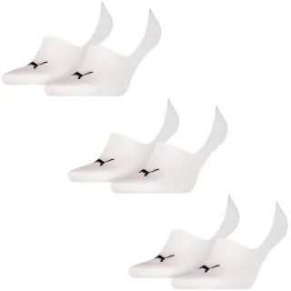 6 Paar Puma Socken Footie Sportsocken Invisible Gr. 35 - 46 Unisex