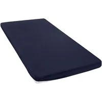 OTTO home Spannbettlaken Topper Basic, in Gr. 90x200, 140x200 oder 180x200 cm, Baumwoll-Jersey, Gummizug: rundum, (1 Stück), Baumwolle, Matratzen bis 8 cm Höhe, Bettlaken, Spannbetttuch, Laken