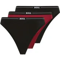BOSS String 3P THONG (Packung, 3-St., 3er) mit BOSS Logobund
