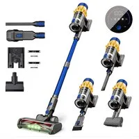 Athlix Handstaubsauger V15 Akku-Staubsauger, bürstenloser Handstaubsauger Sauger beutellos, 650 W, beutellos, 60 Min. Laufzeit, 55 kPa, bürstenlos