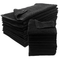 IC collection Handtuch Set Friseurhandtuch - Frottee oder Zwirnfrottier - Profi-Handtücher, Frottee (40x90 Frottee, 12-St), Schnelltrocknend & Fusselfrei -Resistent gegen Blondier & Bleichmittel