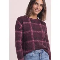 STREET ONE Langarmshirt mit Federgarn