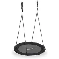 relaxdays Nestschaukel 110 cm, schwarz