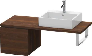 Duravit L-Cube Unterschrank für Konsole Nussbaum gebürstet Matt 420x547x400 mm - LC583106969 LC583106969
