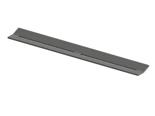 Tece drainprofile Profildeckel Edelstahl Chrom schwarz geb. (ab 07/2023), 675025 675025