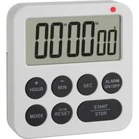 TFA Dostmann Intervall-Timer Digitaler Timer mit Stoppuhr und Wecker 38.251 38.2051.02