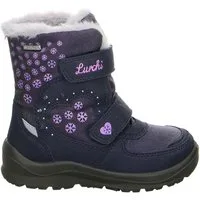 Lurchi Lurchi Velour Klettstiefel Winter Mädchen blau Winterstiefelette