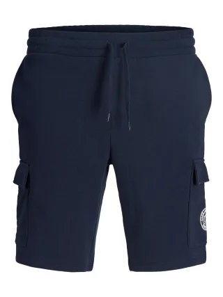 JACK&JONES - JPSTGORDON ALLIANCE SWEAT SHORTS JNR Navy Blazer - Gr. - 140
