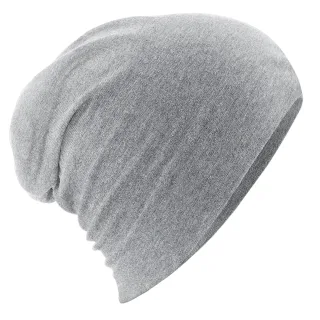 Beechfield - "Hemsedal" Schlabbermütze für Herren/Damen Unisex (Grau meliert)