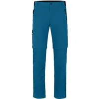 Bergson Outdoorhose ARRESÖ COMFORT Zipp Off Herren Wanderhose, leicht, strapazierfähig, Kurzgrößen, Saphir blau