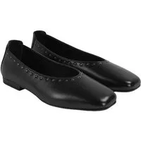 Desa Damen-Ballerinas – Obermaterial und Futter aus Leder, flacher Absatz, Ballettschuh