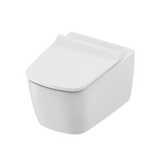 TECEneo Wand-WC 9700215 Set mit Deckel SLIM, weiß, ohne Duschfunktion