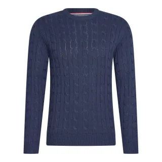 Cable Pullover Navy von Cappuccino Italia in der farbe Blau und in größe L.