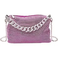 Zaewry Clutch Damen Glitzer Tasche, Elegante Tasche Abendtasche Hohe Kapazität, mit Reißverschluss Clutch CrossBody Bag Umhängetasche