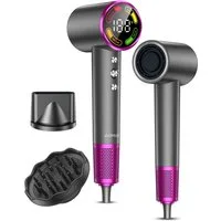 AOMIAO Haartrockner Ionen-Technologie, Föhn mit Diffusor und Konzentrator Düse, 1600 W, Ionenpflege Anti-Frizz, leise & schnelle Trocknung, reisefreundlich