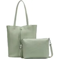 ITALYSHOP24 Schultertasche Damen XXL Tasche Shopper Umhängetasche Hobo City Tote A4 Shopping Bag (je nach Auswahl, Weekender Handtasche mit Schmucktasche, große Henkeltasche Workbag inkl. CrossOver Bag mit extra Umhängegurt), leichte Cross Over Body 