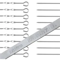 Olymp Handels GmbH Schaschlikspieße Schaschlik Spieße 50er Pack Schampura 60cm Edelstahl 1.5 mm Mangal