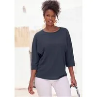 Vivance 3/4-Arm-Shirt aus bügelfreier Crêpe-Qualität Sommerliches 3/4-Arm-Shirt