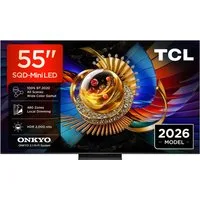 TCL 55Q7D ProX1 QLED Mini LED-Fernseher (139 cm/55 Zoll, 4K Ultra HD, Google TV, SQD-Mini LED, AiPQ Prozessor, ONKYO 2.1, Dolby Vision, Apple AirPlay 2)