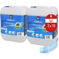 Höfer Chemie GmbH Harnstofflösung 2x 10 L AdBlue® Harnstofflösung, (2-St) Reduziert effektiv Stickoxid-Emissionen