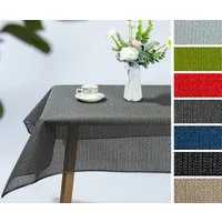 Beautex Tischdecke Tokio Weichschaum Tischdecke mit Paspelband, Garten, Balkon, Terrasse (1-tlg), Waschbar bis 30°C, mit Paspelband & Sonnenschutz-Imprägnierung