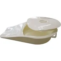 Sundo Homecare Urinal Steckbecken Bettpfanne Bettschieber Urinal oval, angeschrägt bis 220kg