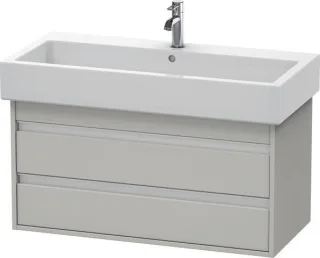 Duravit Ketho Waschtischunterbau wandhängend Betongrau Matt 950x440x480 mm - KT663800707 KT663800707