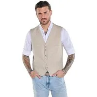 emilio adani Anzugweste Herren Sakko-Weste slim fit, Beige