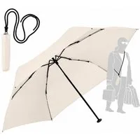 FARE Taschenregenschirm FiligRain ToGo, inkl. Umhängetasche, 100g leicht, Umhängeschirm, UPF 50+, Windproof-PLUS, Recyclingbezug, 88 cm