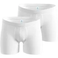 Odlo Boxershorts Unterwäsche Active Light (leicht, atmungsaktiv) weiss Herren - 2er
