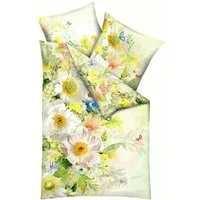 JACK Bettwäsche JACK by Kaeppel Summer Day, Mako-Satin, 2 teilig, hochwertiger Digitaldruck mit sommerlichem Blütenmotiv