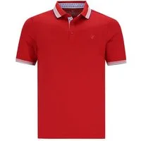 Hajo Poloshirt Pique (1-tlg) Poloshirt - Baumwolle - Atmungsaktiv - Strickbündchen am Armabschluss