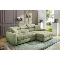 Jockenhöfer Gruppe Ecksofa Move, L-Form, B: 270cm, mit 60 cm elektrischer Sitztiefenverstellung, 140kg Belastbarkeit je Sitz, Kopfteilverstellung & USB-Anschluss