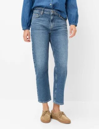 Brax Damen Five-Pocket-Hose Style MADISON S USED REGULAR BLUE, denim blau, Gr. 42L