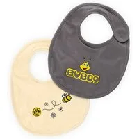 BVB Erstausstattungspaket BVB Lätzchen-Set Bienen Baby (Set, 1-tlg., 2er Lätzchen-Set)
