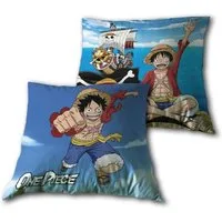 Aymax sprl Dekokissen One Piece Kissen Baumwolle 1-Stück 40x40 cm Dekokissen Anime Design