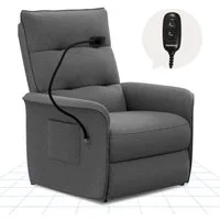 FLEXISPOT Sessel Elektrischer Relaxsessel – Ergonomischer Liegesessel mit Relaxfunktion (leicht zu montieren, kompakt verpackt & einfach zu transportieren), Fernsehsessel, ergonomisch, bis 200 kg belastbar, 105°-155°