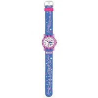 Scout Quarzuhr Scout Mädchenuhr Delfin mit Textilarmband, blau, pink
