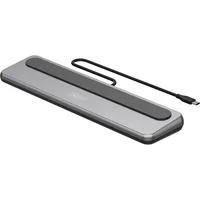 12-Port USB-C 8K Docking Station, Dockingstation grau/schwarz, USB-C, 8K