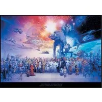 Grupo Erik Poster Star Wars XXL Poster Cast 140 x 100 cm